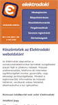 Mobile Screenshot of elektrodoki.hu